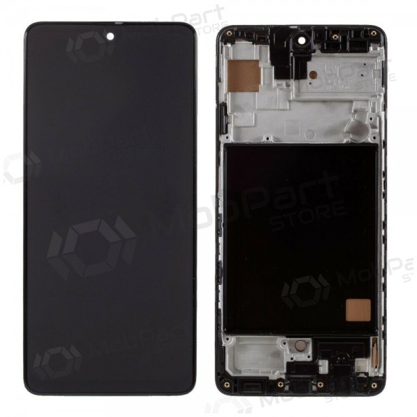 Samsung M515 Galaxy M51 2020 Display (Schwarz) (mit Rahmen) (service pack) (original)