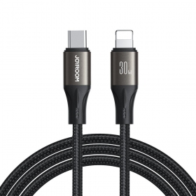USB Kabel Joyroom SA25-CL3 USB-C to Lightning 30W 1.2m Schwarz