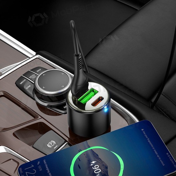 Hoco NZ6 45 W PD 2x USB-C + USB-A Auto-Ladegerät schwarz