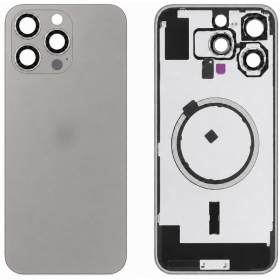 Apple iPhone 16 Pro Max rückseitige Abdeckung (grau) (Premium)