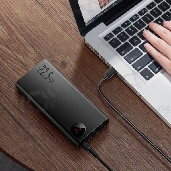 Externe Batterie Power Bank Baseus Adaman 22.5W 20000mAh + Type-C 0.3m Schwarz PPAD070101 Externe Batterie Power Bank Baseus Adaman 22.5W 20000mAh + Type-C 0.3m Schwarz PPAD070101