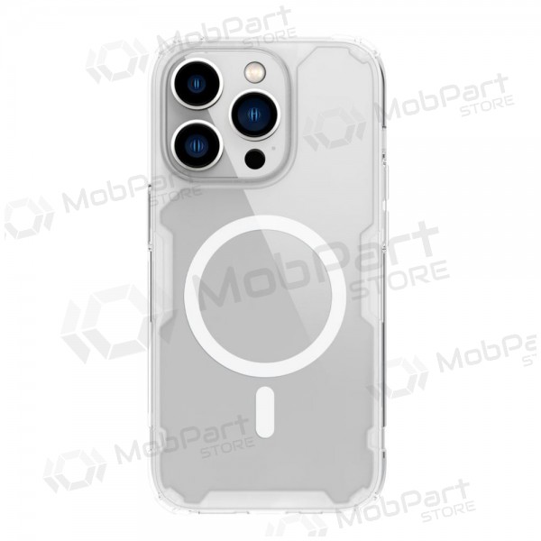 Apple iPhone 13 Pro Max Handyhülle „Nillkin Nature Magnetic“ (Weiß)