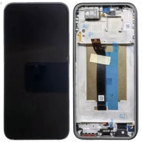 Xiaomi Redmi Note 15 Pro 5G bildschirm (schwarz) (mit rahmen) (original)