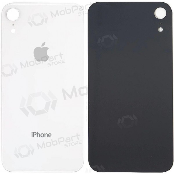 Apple iPhone XR Rückseite Akkudeckel (Weiß) (bigger hole for camera) Apple iPhone XR Rückseite Akkudeckel (Weiß) (bigger hole for camera)