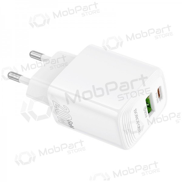 Ladegerät Borofone BN27 20W USB-C/USB-A Weiß