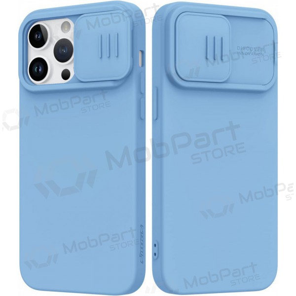 Apple iPhone 14 Plus Handyhülle „Nillkin Silicone“ (Hellblau)