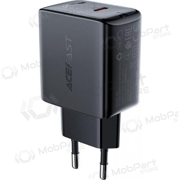 Ladegerät buitinis Acefast A1 PD20W USB-C Schwarz