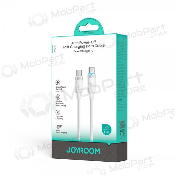 USB-C Kabel Joyroom S-A63 USB-C zu USB-C 1.2 m 100 W weiß