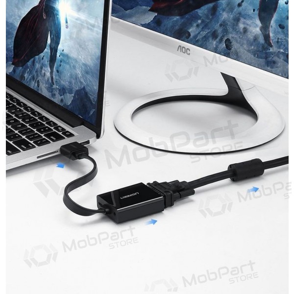 Adapter Ugreen MM103 HDMI zu VGA schwarz
