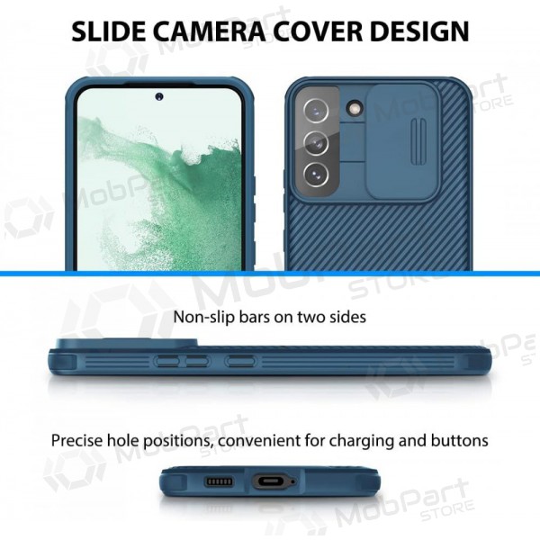 Google Pixel 7 Pro Handyhülle „Nillkin CamShield Pro“ (Blau)