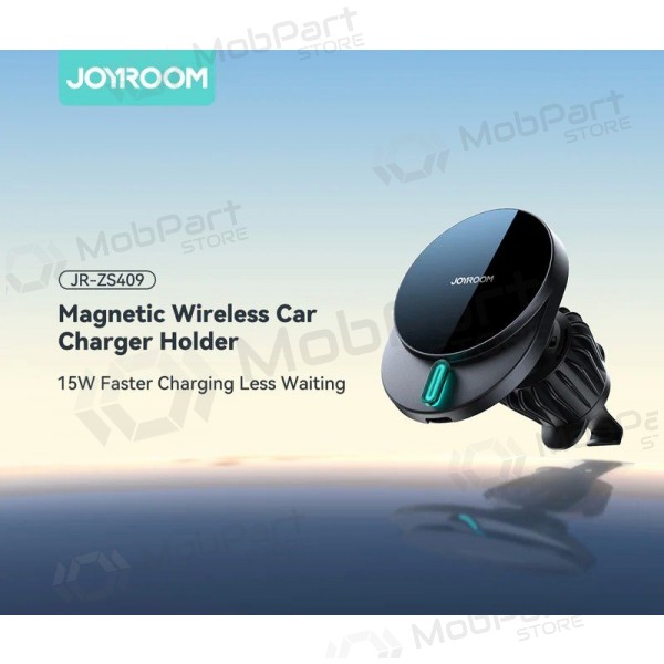 Automobilinis laikiklis-Ladegerät Joyroom JR-ZS409 MagSafe 15W Schwarz