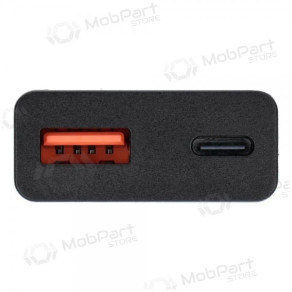 Telefonladegerät Blue Star Slim 25 W GaN USB-C + USB-A schwarz