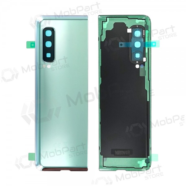 Samsung F900 / F907 Galaxy Fold hintere Akkuabdeckung (silber) (gebraucht Grade B, original)