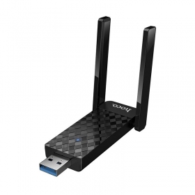 USB-WLAN-Adapter Hoco HI34 USB 3.0 Wi-Fi 6 schwarz