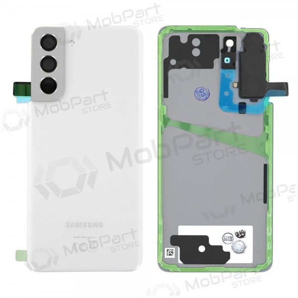 Samsung G991 Galaxy S21 5G Rückseite Akkudeckel (Phantom White) (gebraucht grade B, original) Samsung G991 Galaxy S21 5G Rückseite Akkudeckel (Phantom White) (gebraucht grade B, original)