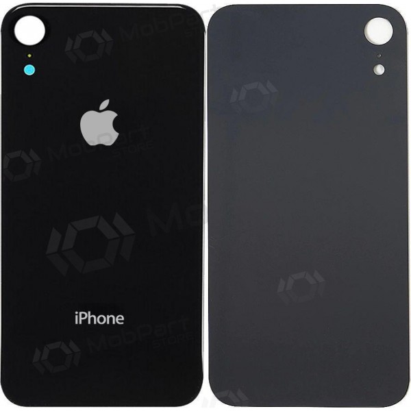 Apple iPhone XR Rückseite Akkudeckel (Schwarz) (bigger hole for camera) Apple iPhone XR Rückseite Akkudeckel (Schwarz) (bigger hole for camera)