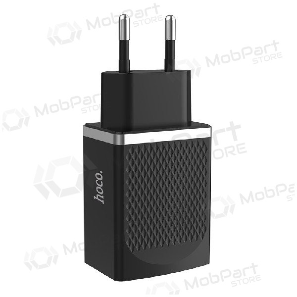 Ladegerät HOCO C42A Vast power QC3.0 USB 18W (3.6V-6.5V/3A, 6.6V-9V/2A, 9.1V-12V/1.5A) (Schwarz)