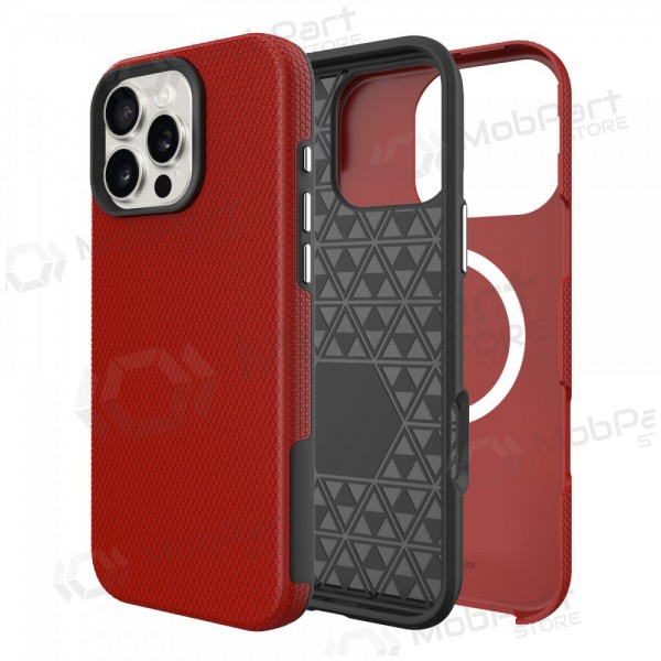 Handyhülle Perfectionists Triangle Mag Case Apple iPhone 16 Pro Max Rot