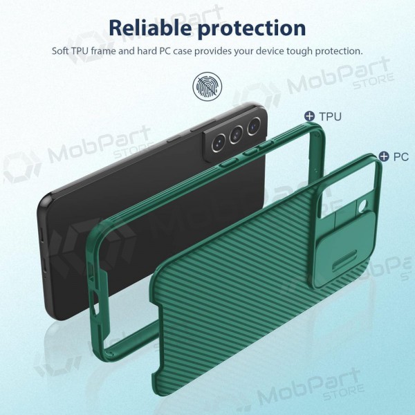 Samsung Galaxy S23 FE Handyhülle „Nillkin CamShield Pro“ (Grün)