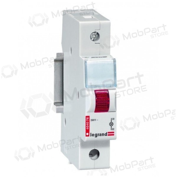LED indikatorius ant DIN Legrand 604077 (Rot, 230V, TX3 1 mod.)