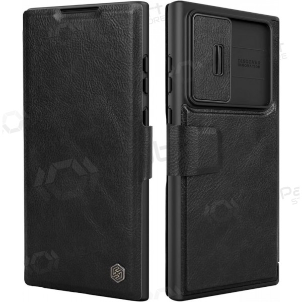 Samsung Galaxy S23 Plus Handyhülle „Nillkin Leather“ (Schwarz)