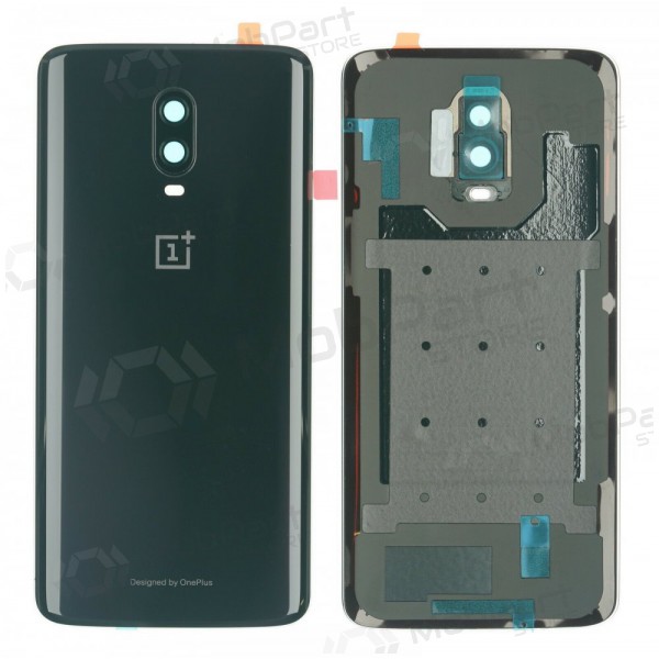 OnePlus 6T Rückseite Akkudeckel Schwarz (Midnight Black) (gebraucht grade B, original)