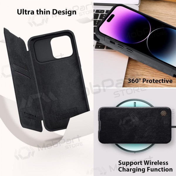 Apple iPhone 14 Plus Handyhülle „Nillkin Leather“ (Blau)