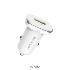 Ladegerät automobilinis Borofone BZ12A Quick Charge 3.0 (3.0A) (Weiß)
