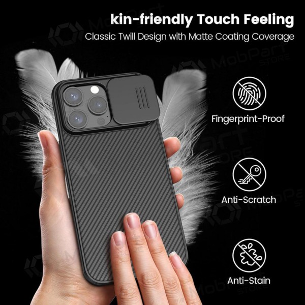 Apple iPhone 15 Pro Handyhülle „Nillkin CamShield Pro“ (Schwarz)