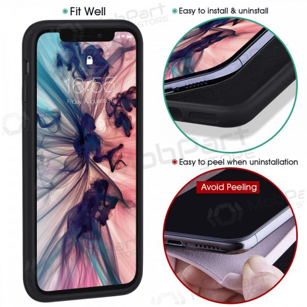 Apple iPhone 11 Pro Max hülle - Liquid Silicone 2.0mm (schwarz)