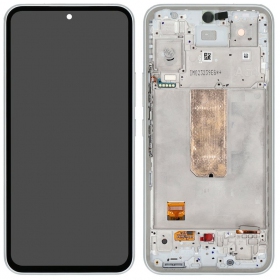Samsung Galaxy A54 5G Display (Weiß) (mit Rahmen) (original)