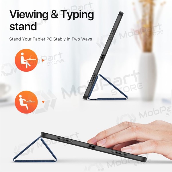 Apple iPad Air 13 (2024, 2025, 2026) hülle - Dux Ducis Domo (schwarz)