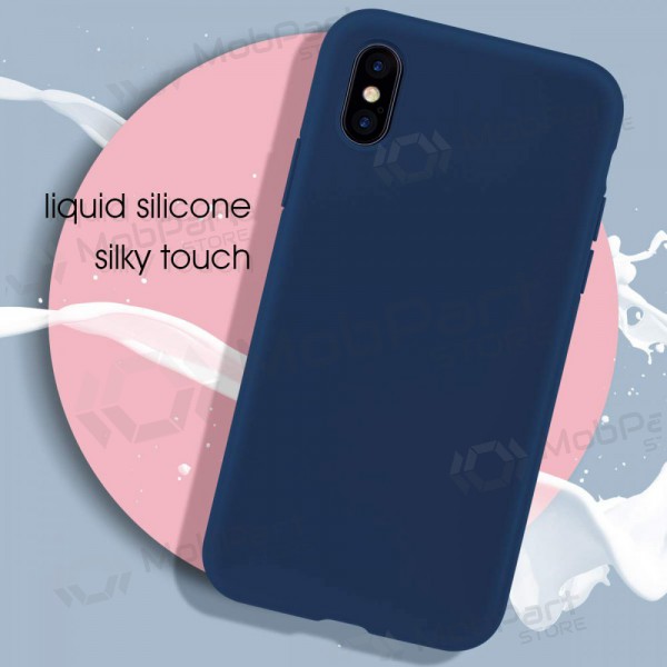Apple iPhone 12 Pro Max hülle - Liquid Silicone - 1.5mm (dunkelblau)