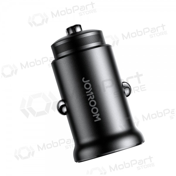 Ladegerät automobilinis Joyroom CCN05 USB-C/USB-A 30W Schwarz