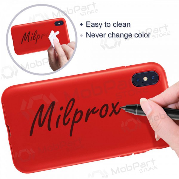 Apple iPhone 12 Pro hülle - Liquid Silicone - 1.5mm (rot)