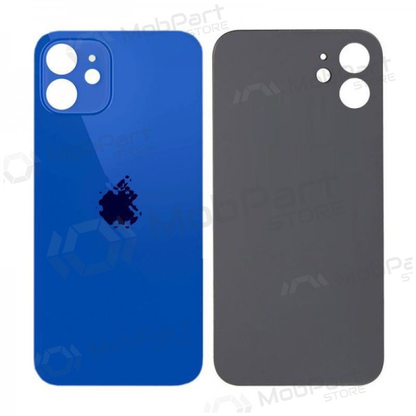 Apple iPhone 12 Rückseite Akkudeckel (Blau) (bigger hole for camera)
