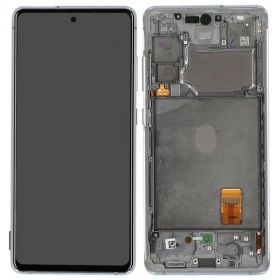 SamsungGalaxy S20 FE Display (Weiß) (mit Rahmen) (original)
