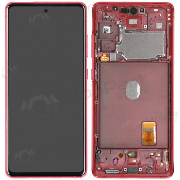 Samsung Galaxy S20 FE Display (Rot) (mit Rahmen) (original) Samsung Galaxy S20 FE Display (Rot) (mit Rahmen) (original)