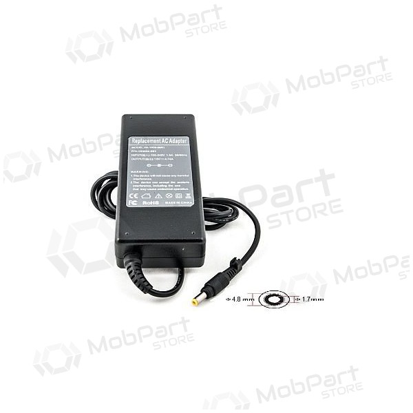 HP 90W: 19V, 4.74A Laptop Ladegerät Netzteil HP 90W: 19V, 4.74A Laptop Ladegerät Netzteil