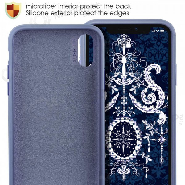 Apple iPhone 11 Pro hülle - Liquid Silicone 2.0mm (lavendelgrau)