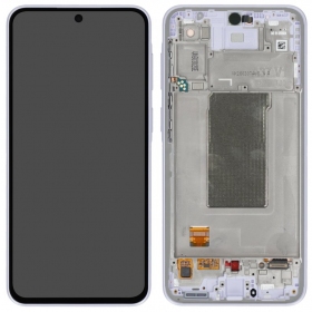 Samsung Galaxy A37 5G display (lavendel) (mit rahmen) (original)