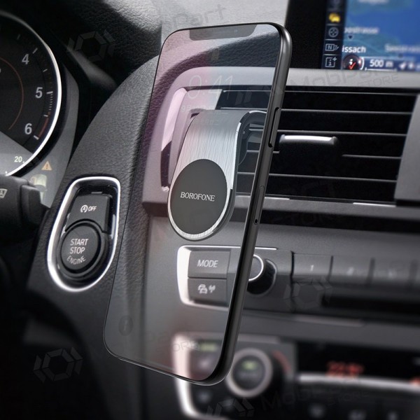Automobilinis Universal telefono laikiklis Borofone BH10, mounted on ventilation grilles, magnetic, Schwarz Automobilinis Universal telefono laikiklis Borofone BH10, mounted on ventilation grilles, magnetic, Schwarz
