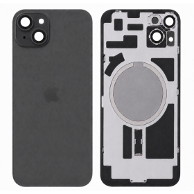 Apple iPhone 15 Plus rückseitige Abdeckung (schwarz) (Premium)