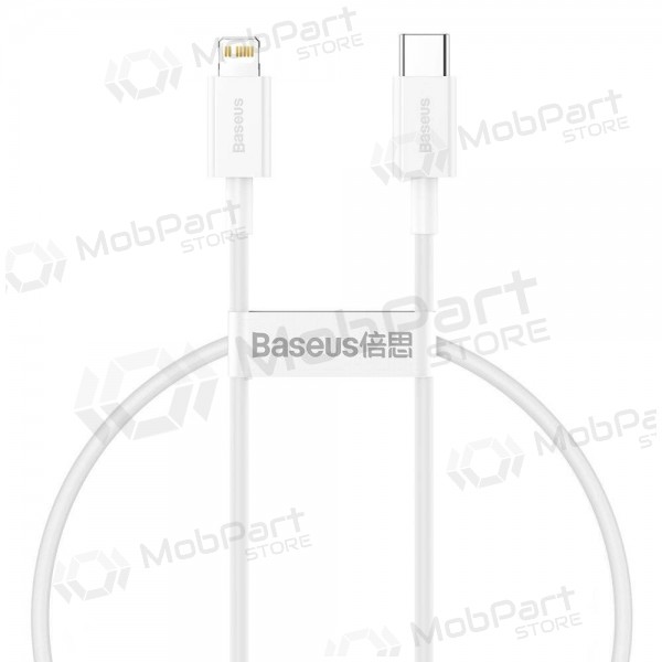 Kabel Baseus Superior Type-C - Lightning PD 20W 0.25m (Weiß) CATLYS-02