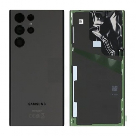 Samsung S908 Galaxy S22 Ultra Rückseite Akkudeckel (Phantom Black) (gebraucht grade B, original)