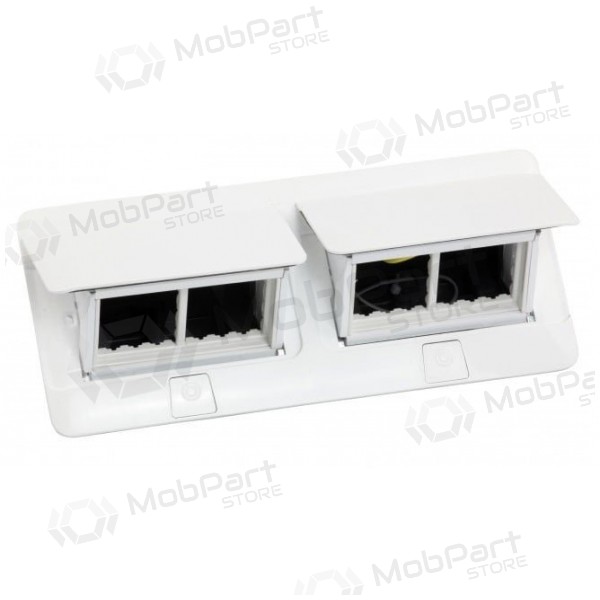 Įleidžiama modulinė dėžutė 2x4 mod. Legrand 654004 (metalinė, Weiß)