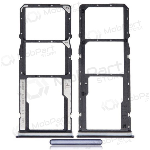 Xiaomi Redmi Note 10 SIM-Kartenhalter (Schwarz / Grau)