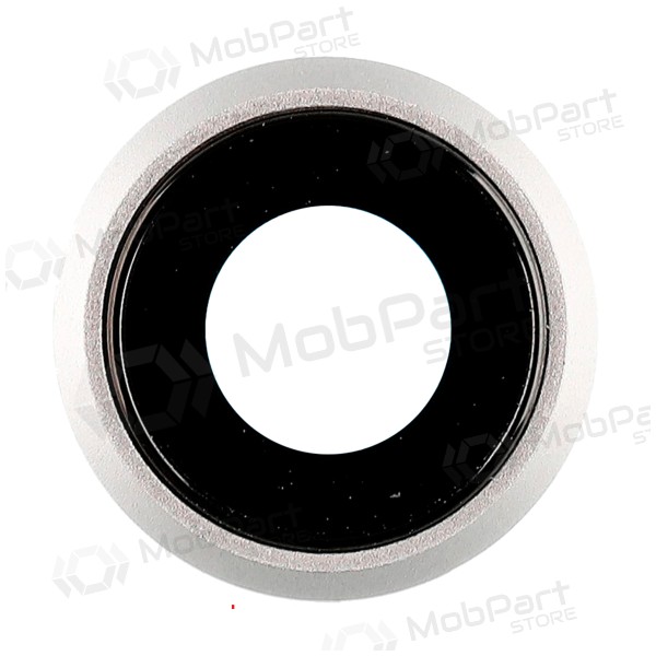 Apple iPhone 8 / SE 2020 Kameraglas (Silbrig) (mit Rahmen)