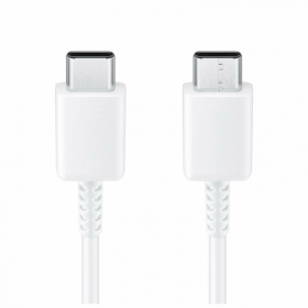 USB Kabel original Samsung EP-DA705BWE 25W 3A Type-C-Type-C 1.0m Weiß