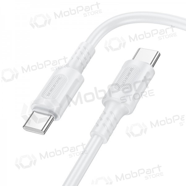 USB-C kabel Borofone BX111 USB-C zu USB-C 1 m 60 W weiß